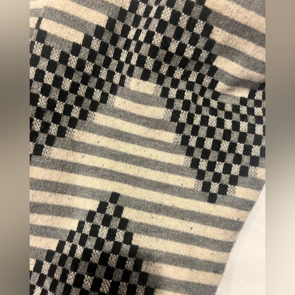 Field and flower striped chevron belted cardigan - Picture 9 of 10